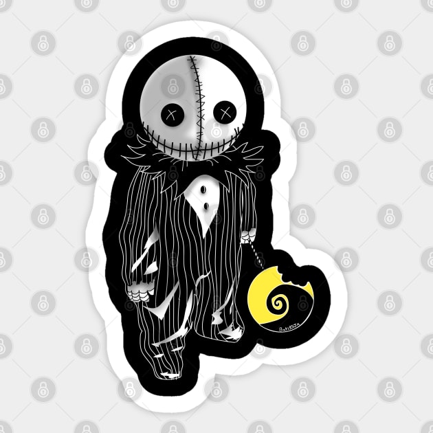 Sam Skellington Sticker by Bat13SJx